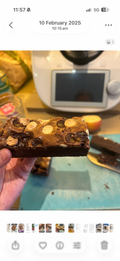 Triple choc brownie